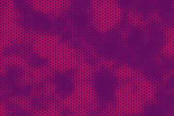 Aufkleber - triangular halftone texture retro wave vector geometric technology abstract crimson-red background. 