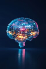 Poster - A surreal representation of AI creating a digital utopia in the metaverse.
