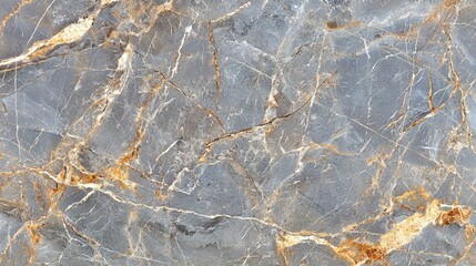 Poster - Elegant seamless grey marble floor with intricate veins for a sophisticated and modern aesthetic