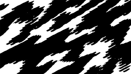 Poster - Black and white camo pattern for sporty background and jersey design. Vector Format Illustration 