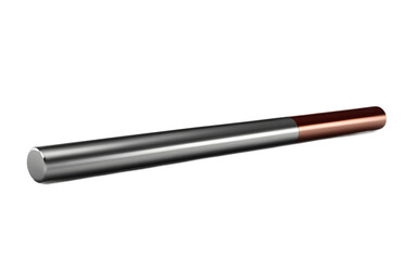Poster - A metal tool stick for securing objects, isolated on a empty plain background