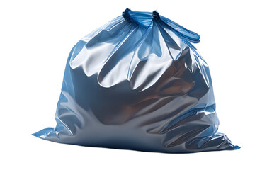 Poster - A plastic bag for carrying items, isolated on a empty plain background