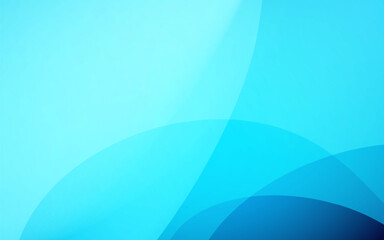 Fototapete - Blue abstract overlay background design circle clean color