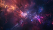 © akbar - Colorful space galaxy cloud nebula. Starry night cosmos scene. An astronomical background wallpaper depicting the universe and a supernova.