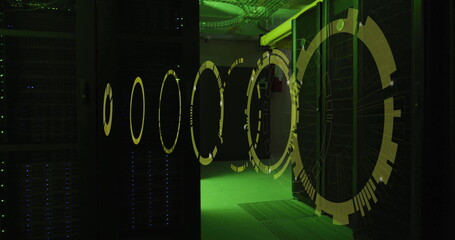 Poster - Image of scope scanning over server room
