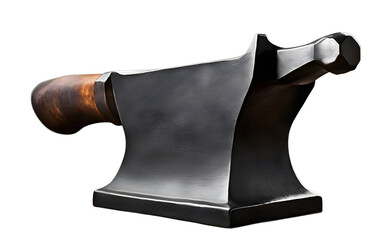 Aufkleber - A solid blacksmith’s anvil with a horn, isolated on a empty plain background