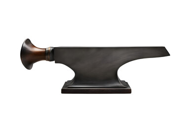 Aufkleber - A solid blacksmith’s anvil with a horn, isolated on a empty plain background