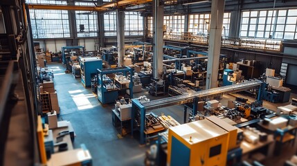 Poster - A high-tech manufacturing plant using 3D printing for custom products