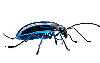 Poster - An electronic pest killer with a blue UV light, isolated on a empty plain background