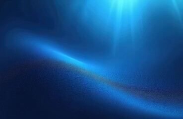 Aufkleber - Blue gradient abstract background with light beams, smooth fabric texture for modern design. Luxury metallic elegant aesthetic with depth, movement. Great for tech product promo, banner background,