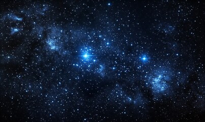 Aufkleber - Vast galaxy filled with bright stars and cosmic dust making an enchanting visual spectacle in the night sky : Generative AI