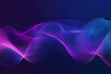 Poster - Ethereal Waves of Color in Motion Creating a Futuristic Abstract Design Concept : Generative AI