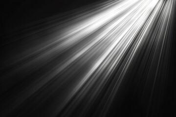 Leinwandbilder - dramatic light rays illuminating a dark space creating a mystical atmosphere : generative ai