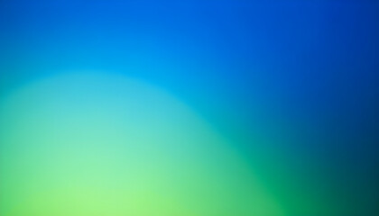 Poster - Abstract blurred green and blue gradient background creating a soft and dreamy atmosphere