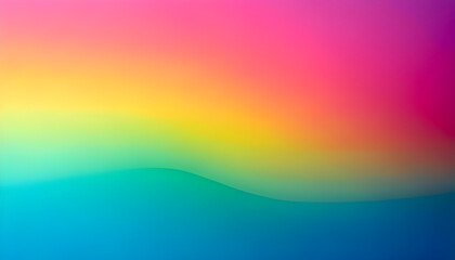 Poster - Vibrant rainbow gradient creating smooth colorful background