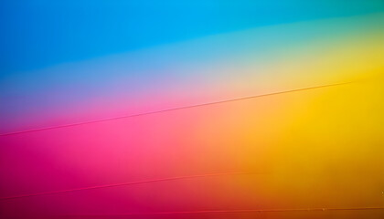 Poster - Colorful abstract background blending blue, pink, and yellow hues
