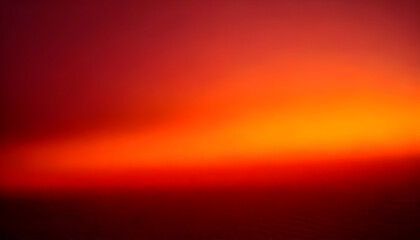 Poster - Blurred red and orange gradient creating a warm and vibrant background