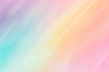 Poster - Dreamy pastel gradient background showcasing soft transitions of colors from purple to orange : Generative AI