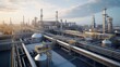 © Zikie_ - A large industrial processing plant with a complex network