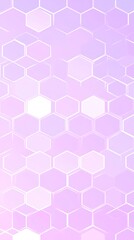 Aufkleber - Modern technology abstract hexagon pattern in pastel purple shades