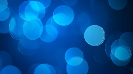 Soft blue bokeh circles create a serene and dreamy abstract background