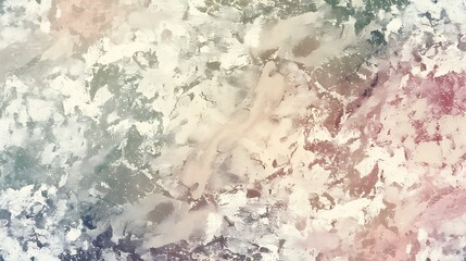 Poster - a digital illustration of a rough, stucco wall texture in muted pastel colors.