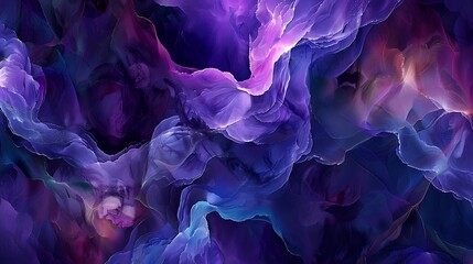 Poster - a digital painting of a smooth, polished gemstone texture in deep, vibrant hues.