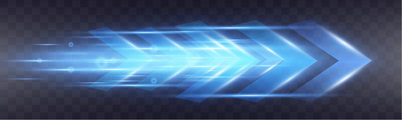 Aufkleber - Futuristic speed background with glowing arrows, motion blur, digital technology concept, fast-moving elements, dynamic light trails, high-tech energy flow, acceleration effect, sci-fi motion design.
