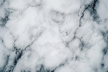 Poster - Natural marble surface with rich patterns in black and white colors