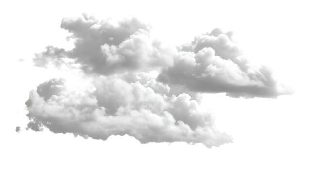  white cloud  isolated on white background.PNG