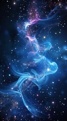Poster - celestial colors swirl in the vastness of space showcasing the beauty of the universe