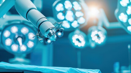 Poster - Advanced Robotic Surgery Equipment in a Modern High-Tech Operating Room Environment