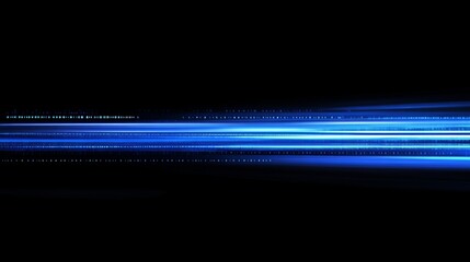 Poster - Abstract Blue Digital Light Streaks Technology Background Modern Design Futuristic Lines Elegant Glowing Bright Energy Speed Innovation Digital Art   