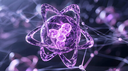Poster - Vibrant Atomic Structure with Energy Connections in Abstract Space