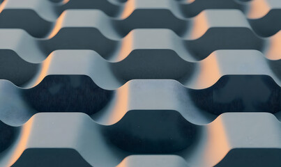 Poster - Abstract Wavy Surface Pattern for Modern Design Applications