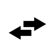Wall Mural - bold black arrow icon