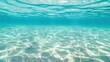 © abdul kahfi - Serene Underwater Seascape: Crystal Clear Waters and Sandy Bottom