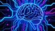 © Rudhvin - human brain with binary code