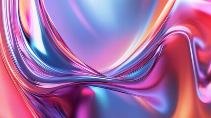 Aufkleber - A captivating 3D animation featuring rotating glass shapes against a light background, rendered in high-definition 4K.