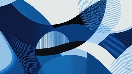 Aufkleber - An abstract background design featuring bright-colored circular rings arranged in a minimalistic pattern.