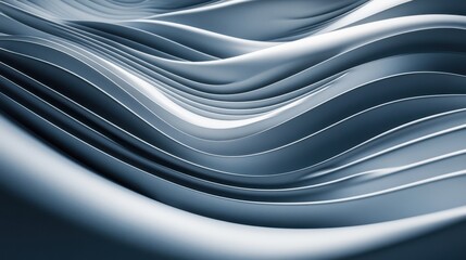 Aufkleber - An abstract background featuring 3D glass transparent lines creates a modern, sophisticated visual.