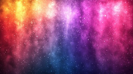 Wall Mural - colorful starry space nebula