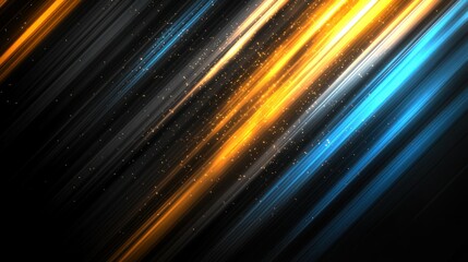 Wall Mural - diagonal light streaks on dark background