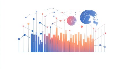 Poster - Abstract data visualization with global perspective