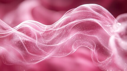 Wall Mural - pink smoke swirls in dark red background