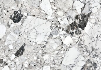 Poster - Elegant and Textured Marble Surface with Complex Patterns and Diverse Shades Ideal for Interior Design and Renovation Projects