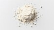 © Mr image - Flour Mound: A top-down shot of a light brown flour mound, perfect for culinary and food-related projects.