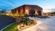 © Null Island - Artistic restaurant with bold colors offering a stunning view of the surroundings in a vibrant cultural center