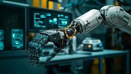 Poster - Advanced Robotic Arm Demonstrates Precise Dexterity