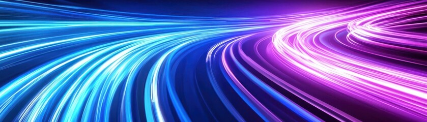 Leinwandbilder - Stunning tunnel of light illuminated by bright colors creating a dreamlike atmosphere and captivating visual experience